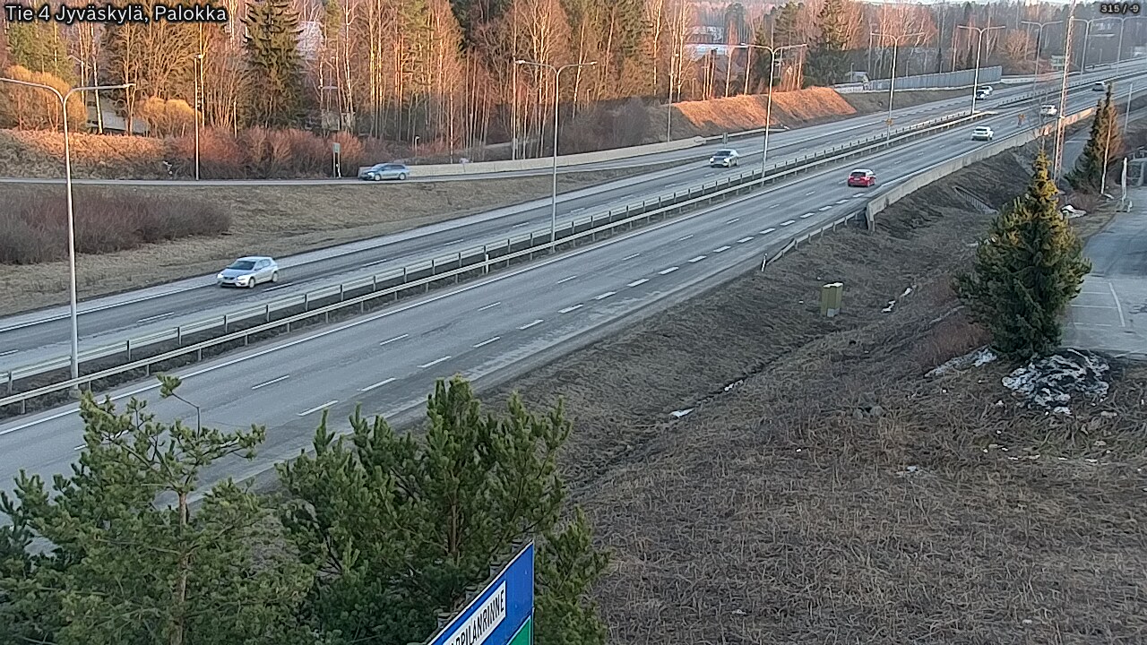 Weather Camera Image Road 4 Jyväskylä, Palokka, Jyväskylä, Keski-Suomi