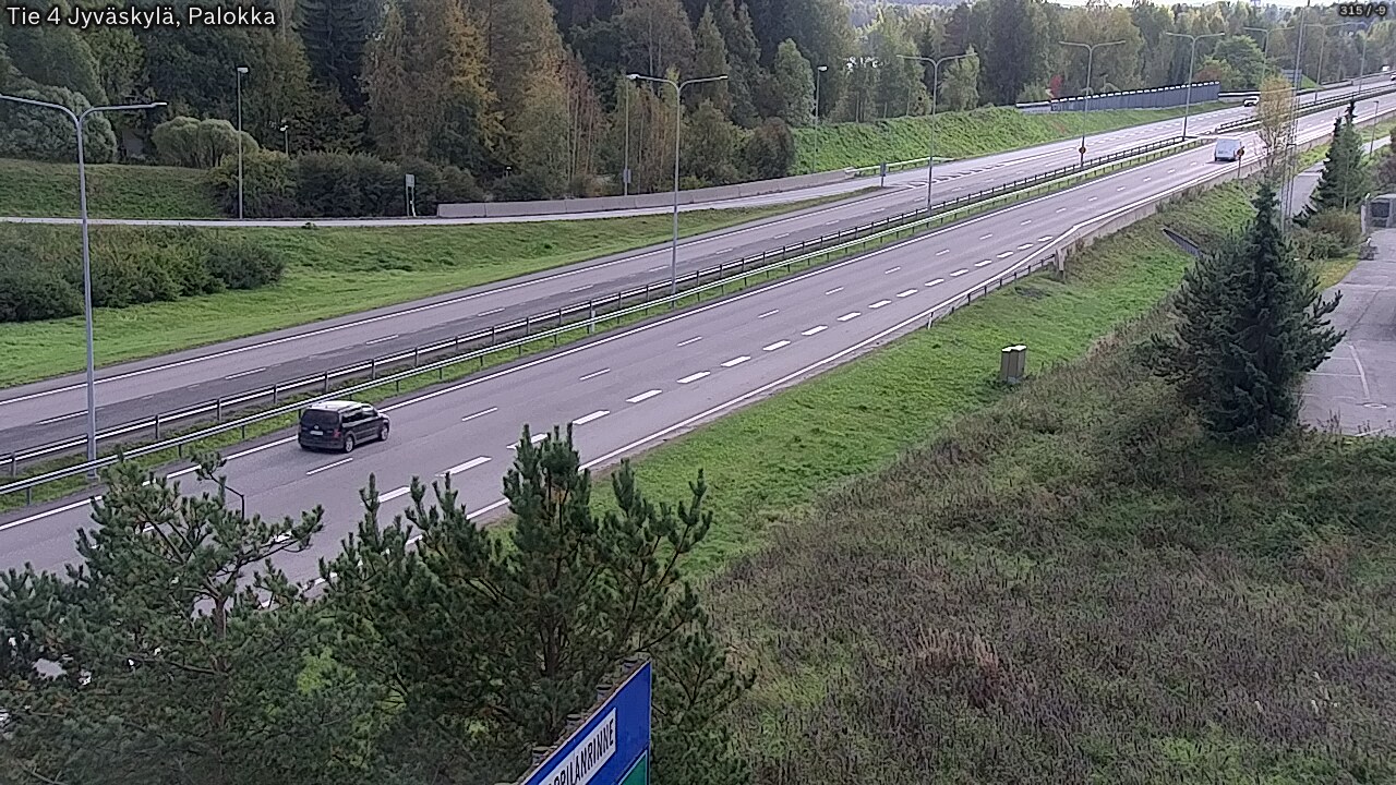 Weather Camera Image Road 4 Jyväskylä, Palokka, Jyväskylä, Keski-Suomi