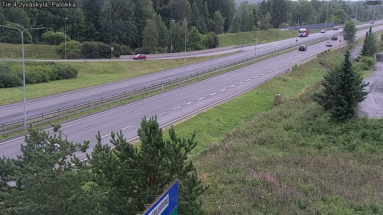 Weather Camera Image Road 4 Jyväskylä, Palokka, Jyväskylä, Keski-Suomi