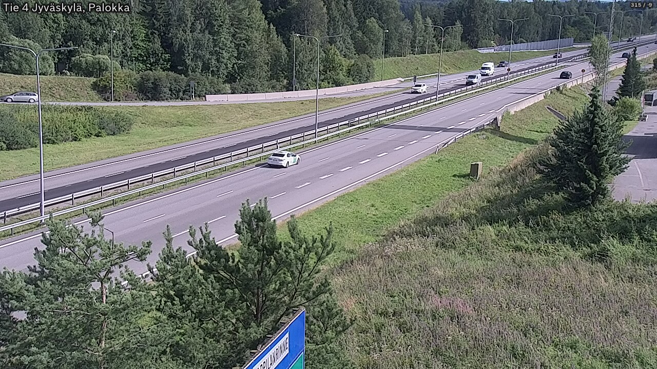 Kelikamerat Kuva Tie 4 Jyväskylä, Palokka, Jyväskylä, Keski-Suomi