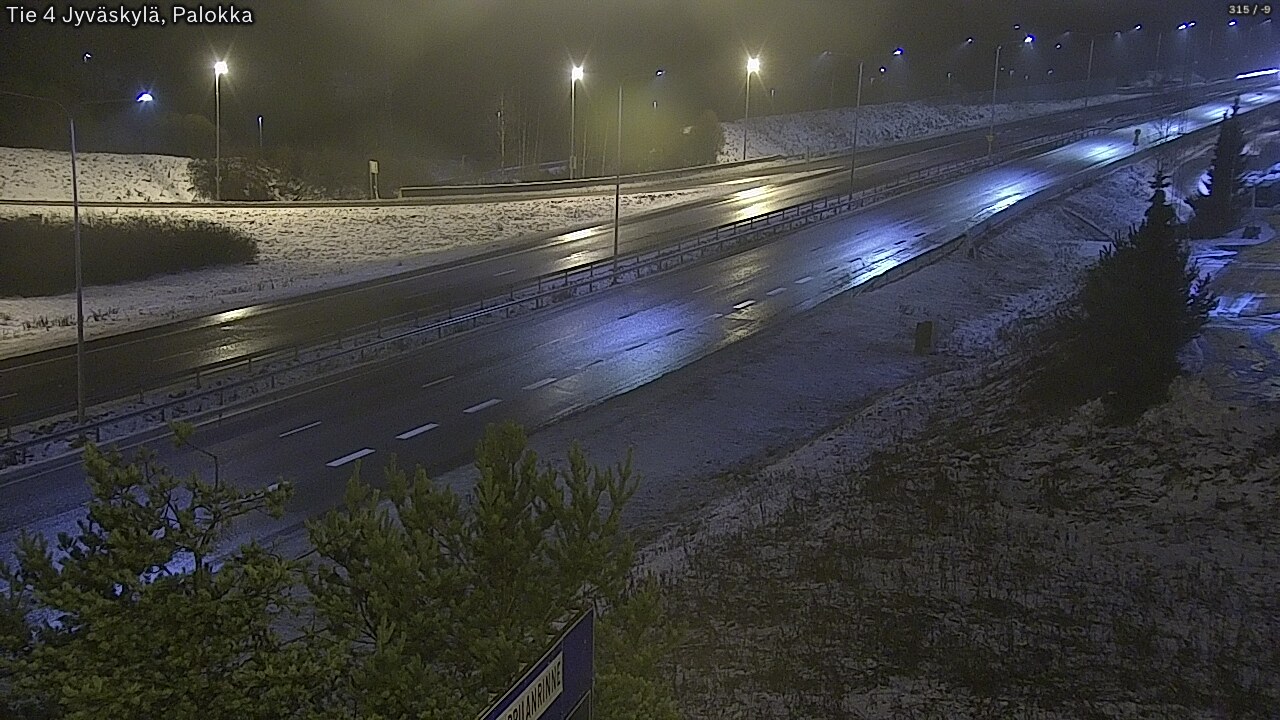 Weather Camera Image Väg 4 Jyväskylä, Palokka, Jyväskylä, Keski-Suomi