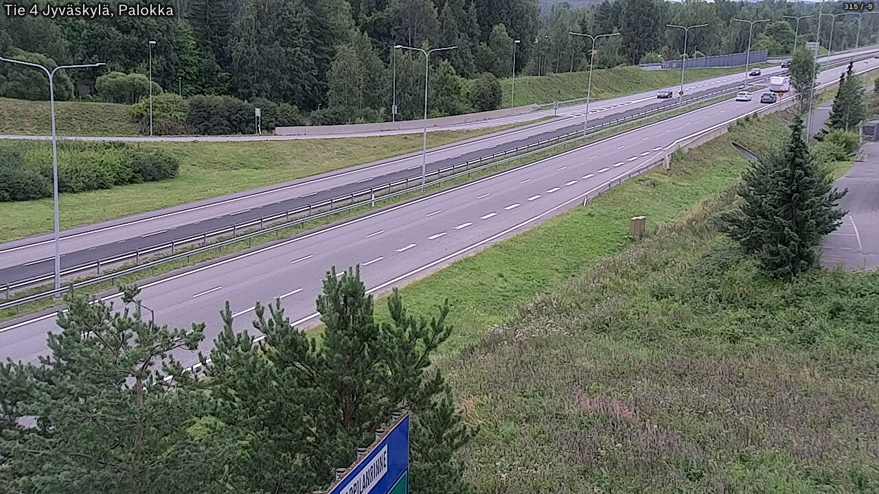 Weather Camera Image Road 4 Jyväskylä, Palokka, Jyväskylä, Keski-Suomi