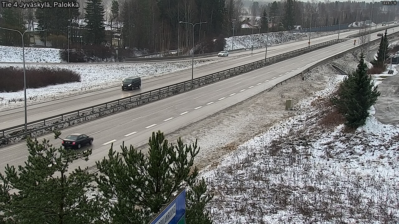 Weather Camera Image Väg 4 Jyväskylä, Palokka, Jyväskylä, Keski-Suomi