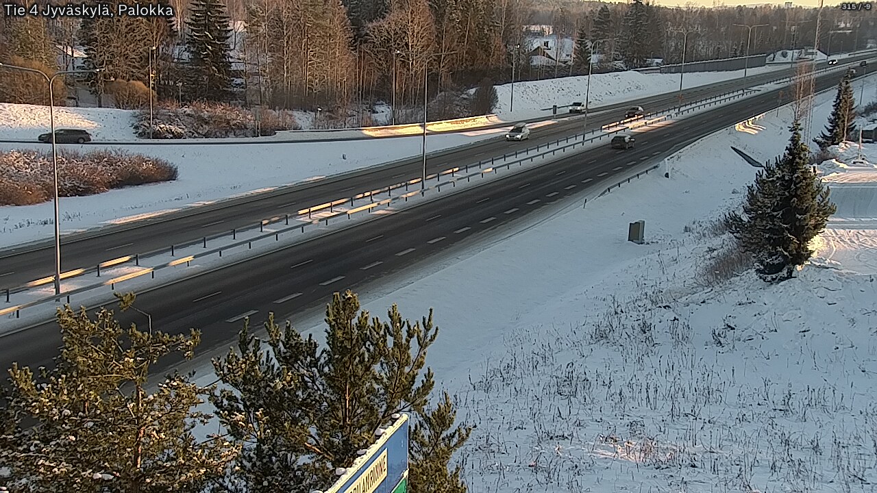 Weather Camera Image Road 4 Jyväskylä, Palokka, Jyväskylä, Keski-Suomi