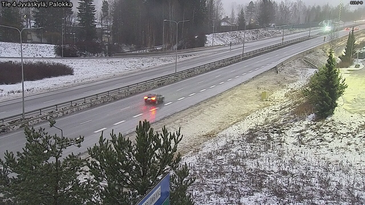 Weather Camera Image Väg 4 Jyväskylä, Palokka, Jyväskylä, Keski-Suomi