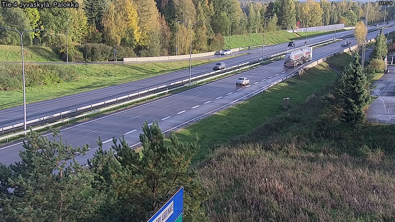 Weather Camera Image Väg 4 Jyväskylä, Palokka, Jyväskylä, Keski-Suomi
