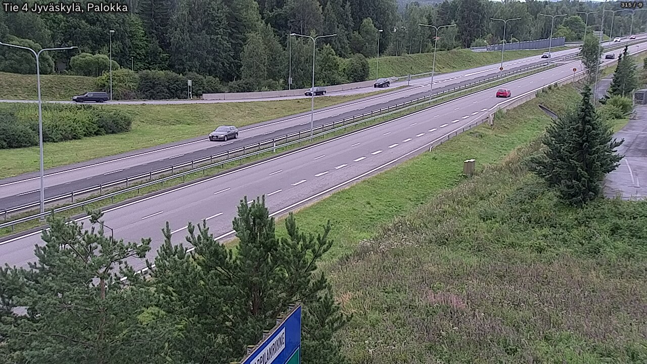 Weather Camera Image Road 4 Jyväskylä, Palokka, Jyväskylä, Keski-Suomi
