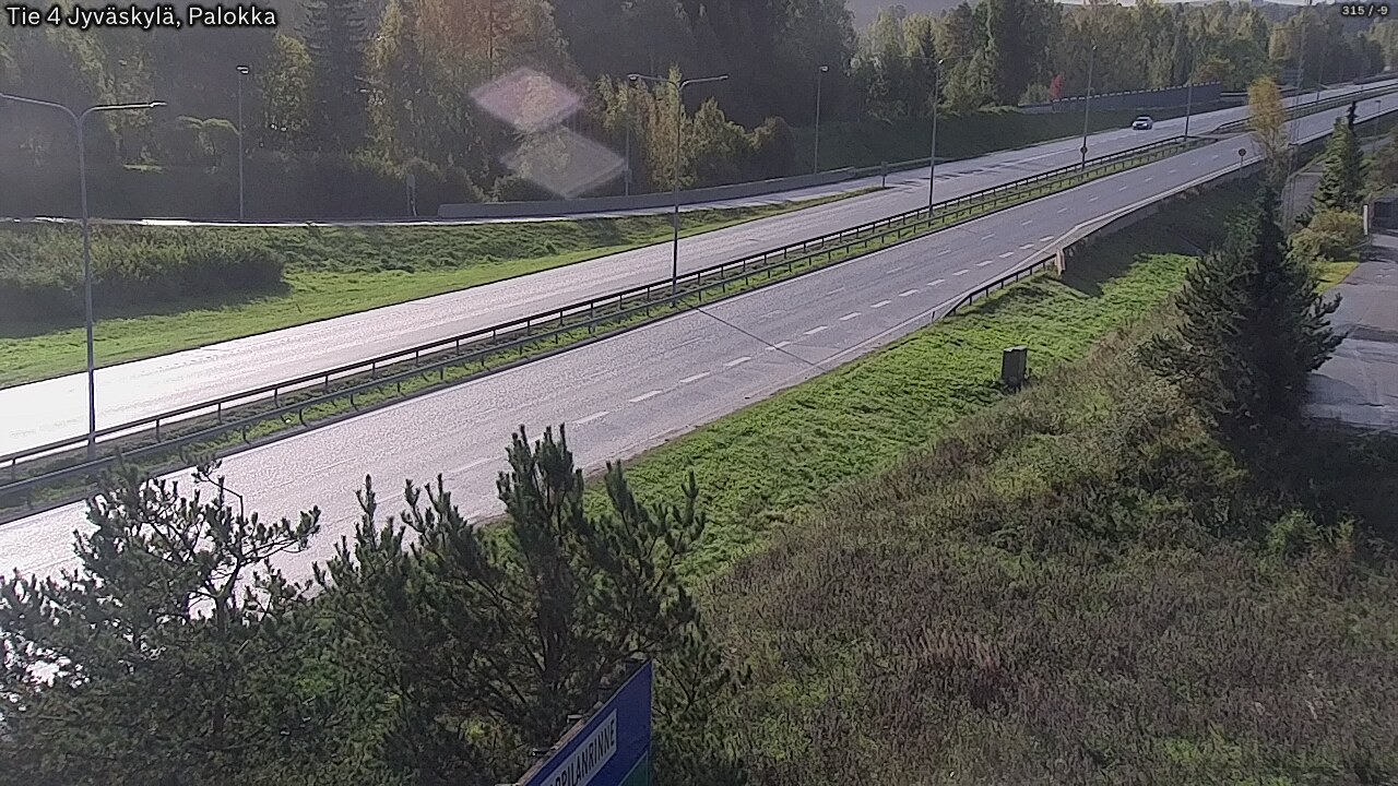 Weather Camera Image Väg 4 Jyväskylä, Palokka, Jyväskylä, Keski-Suomi