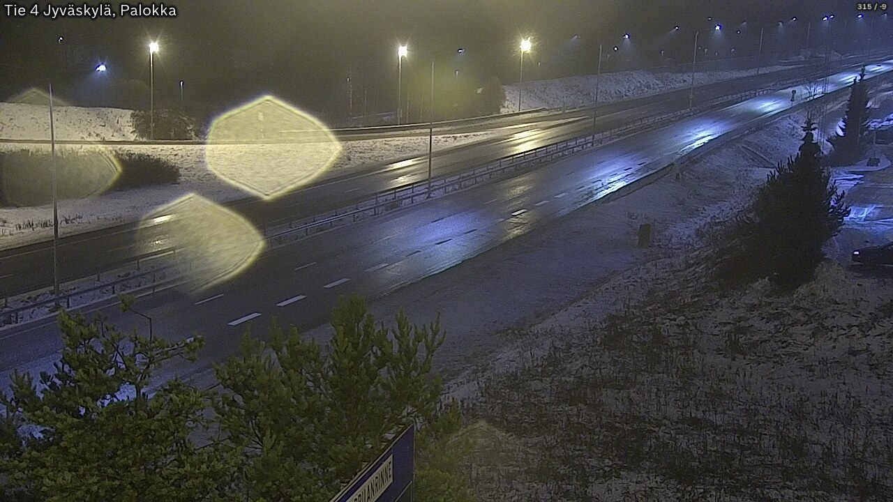 Weather Camera Image Väg 4 Jyväskylä, Palokka, Jyväskylä, Keski-Suomi