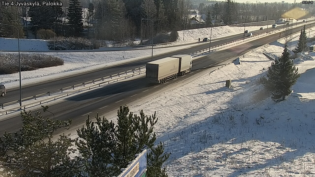 Weather Camera Image Road 4 Jyväskylä, Palokka, Jyväskylä, Keski-Suomi