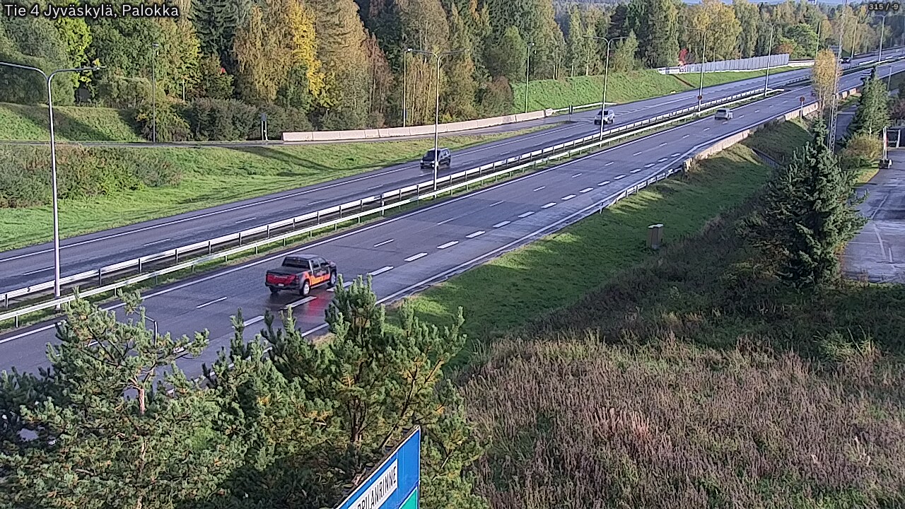 Weather Camera Image Väg 4 Jyväskylä, Palokka, Jyväskylä, Keski-Suomi