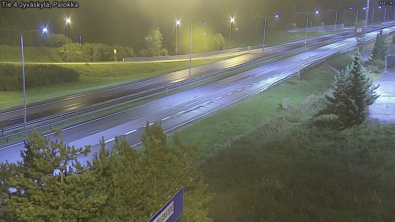 Weather Camera Image Väg 4 Jyväskylä, Palokka, Jyväskylä, Keski-Suomi