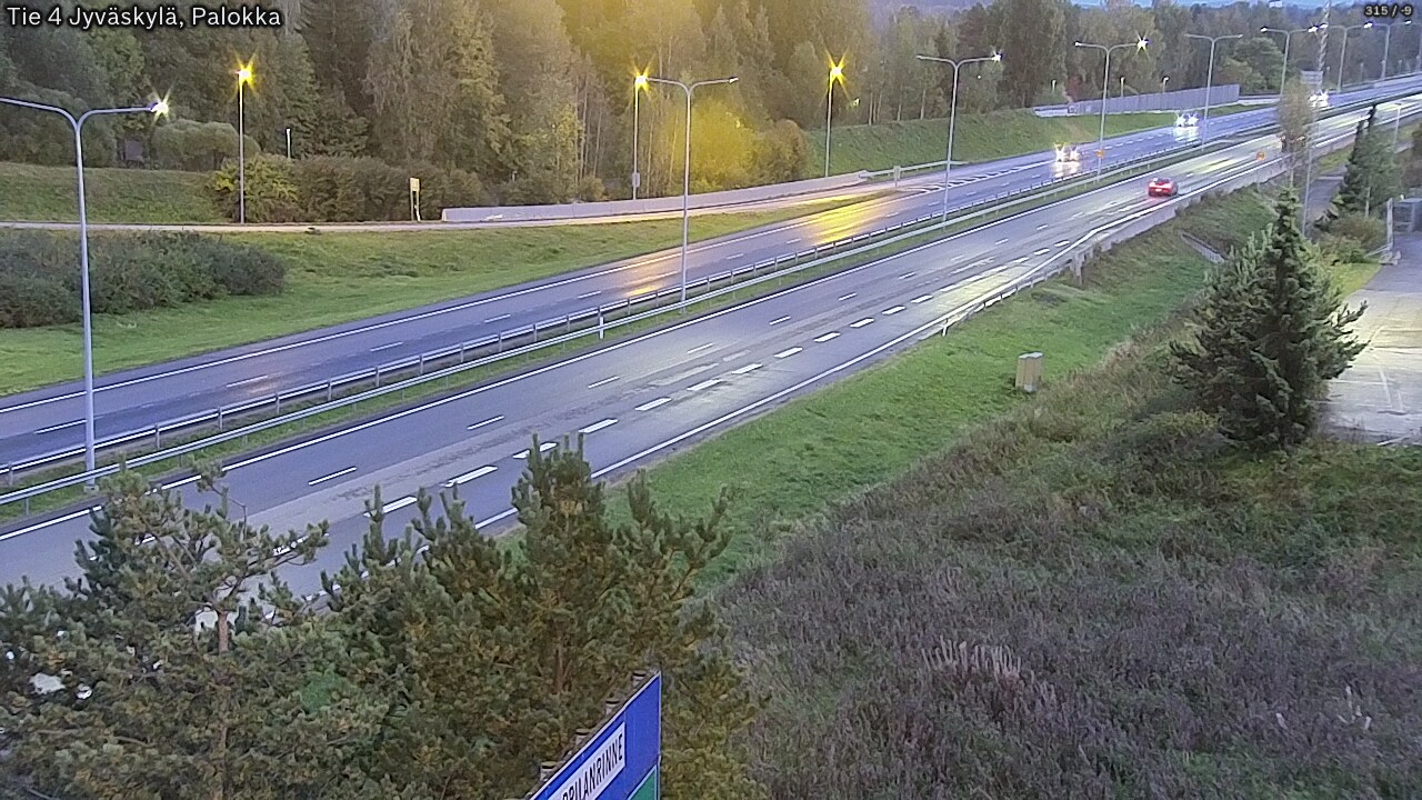 Weather Camera Image Väg 4 Jyväskylä, Palokka, Jyväskylä, Keski-Suomi