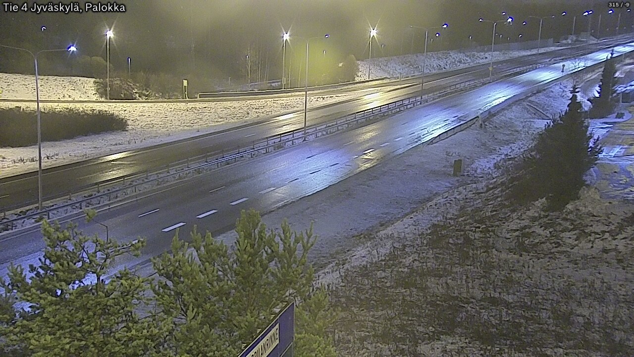 Weather Camera Image Väg 4 Jyväskylä, Palokka, Jyväskylä, Keski-Suomi