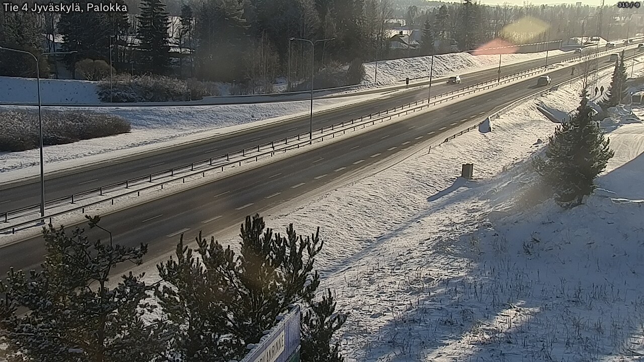 Weather Camera Image Road 4 Jyväskylä, Palokka, Jyväskylä, Keski-Suomi