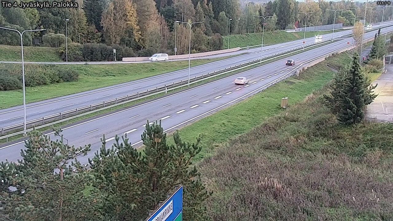 Weather Camera Image Väg 4 Jyväskylä, Palokka, Jyväskylä, Keski-Suomi