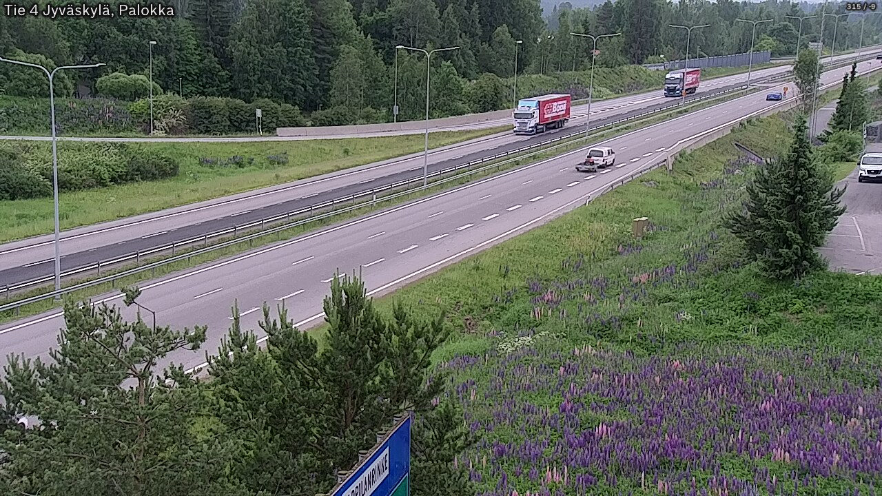 Kelikamerat Kuva Tie 4 Jyväskylä, Palokka, Jyväskylä, Keski-Suomi