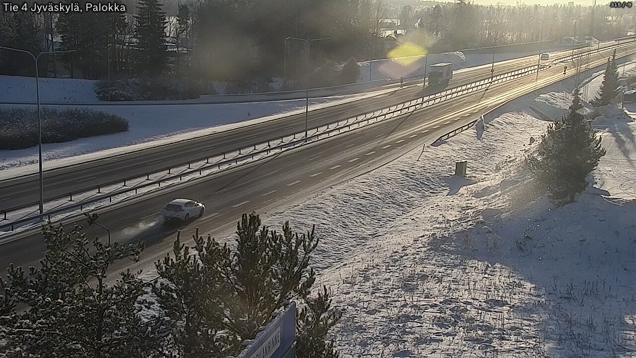 Weather Camera Image Road 4 Jyväskylä, Palokka, Jyväskylä, Keski-Suomi