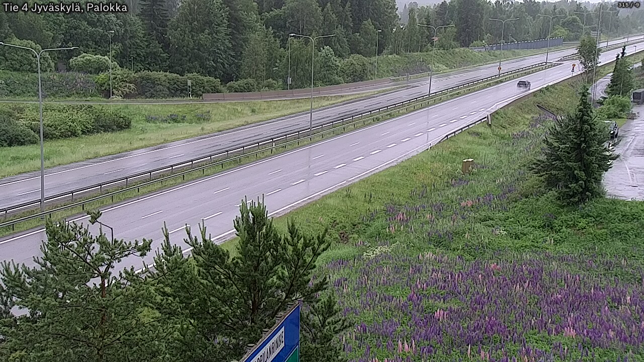 Weather Camera Image Road 4 Jyväskylä, Palokka, Jyväskylä, Keski-Suomi