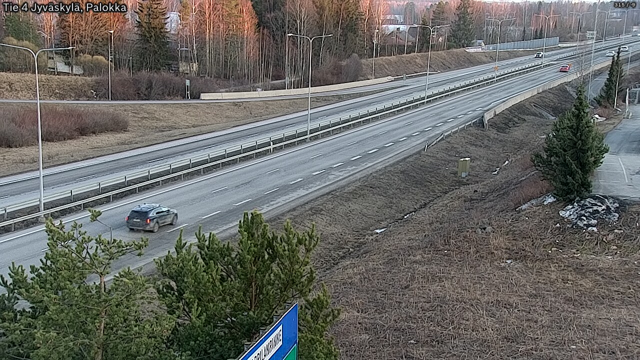 Weather Camera Image Road 4 Jyväskylä, Palokka, Jyväskylä, Keski-Suomi