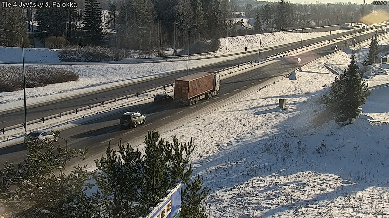 Weather Camera Image Road 4 Jyväskylä, Palokka, Jyväskylä, Keski-Suomi