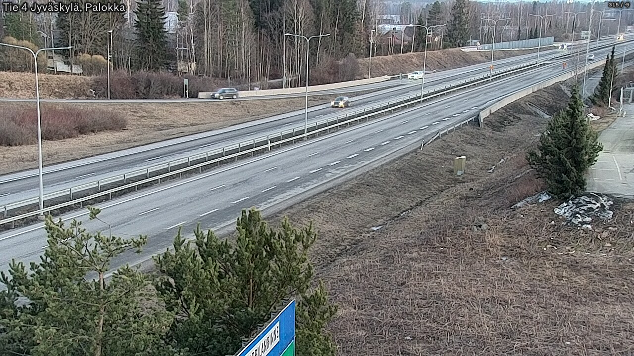 Weather Camera Image Road 4 Jyväskylä, Palokka, Jyväskylä, Keski-Suomi
