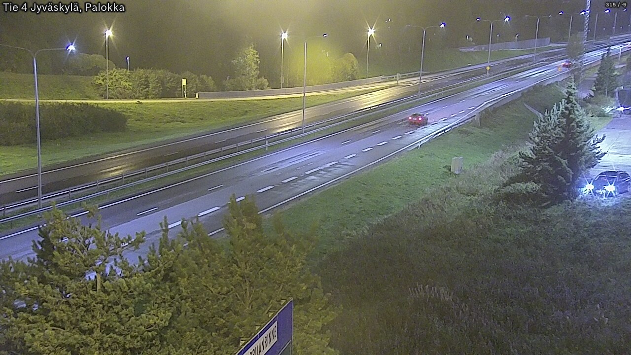 Weather Camera Image Väg 4 Jyväskylä, Palokka, Jyväskylä, Keski-Suomi