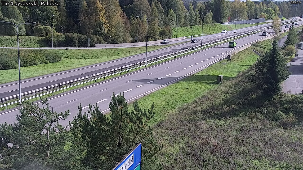 Weather Camera Image Road 4 Jyväskylä, Palokka, Jyväskylä, Keski-Suomi