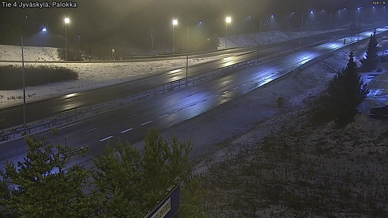 Weather Camera Image Väg 4 Jyväskylä, Palokka, Jyväskylä, Keski-Suomi