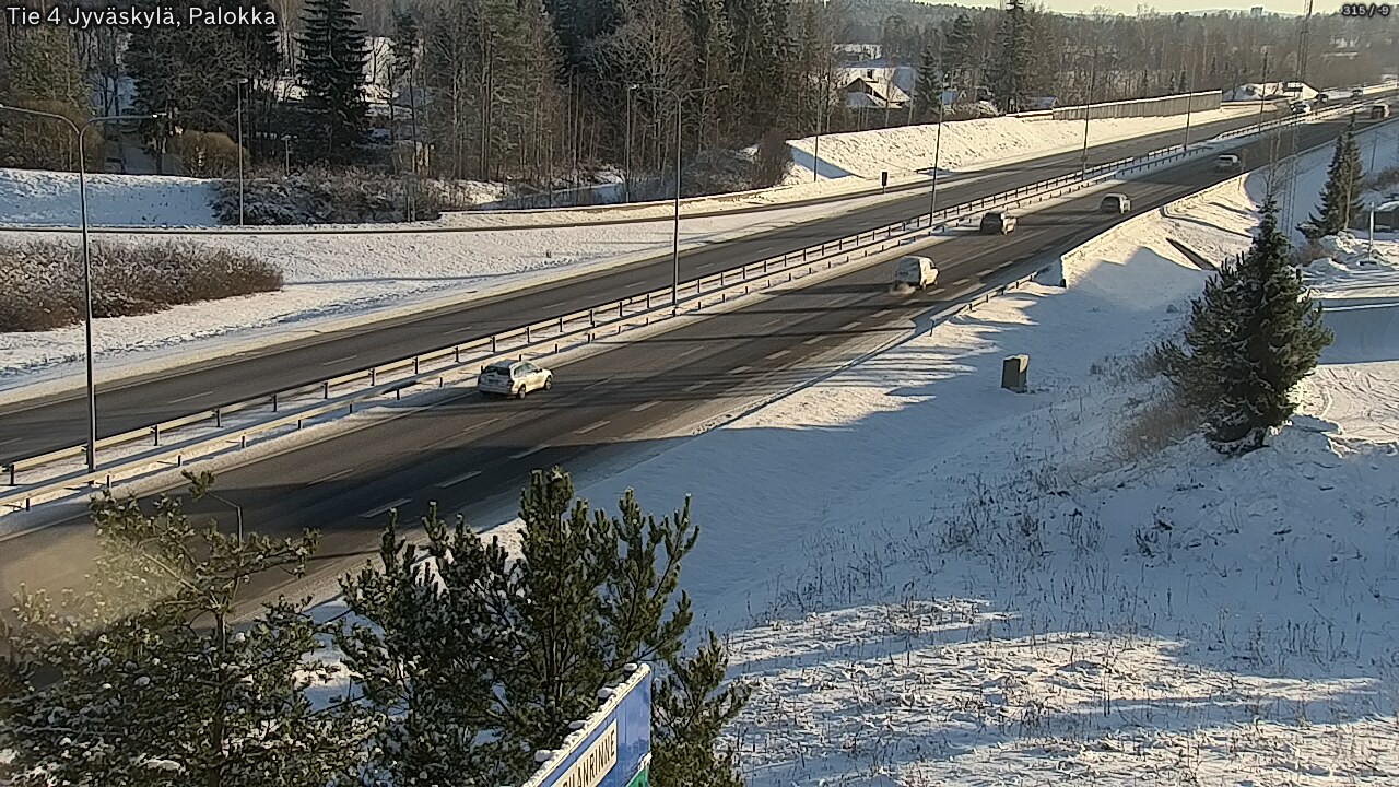 Weather Camera Image Road 4 Jyväskylä, Palokka, Jyväskylä, Keski-Suomi