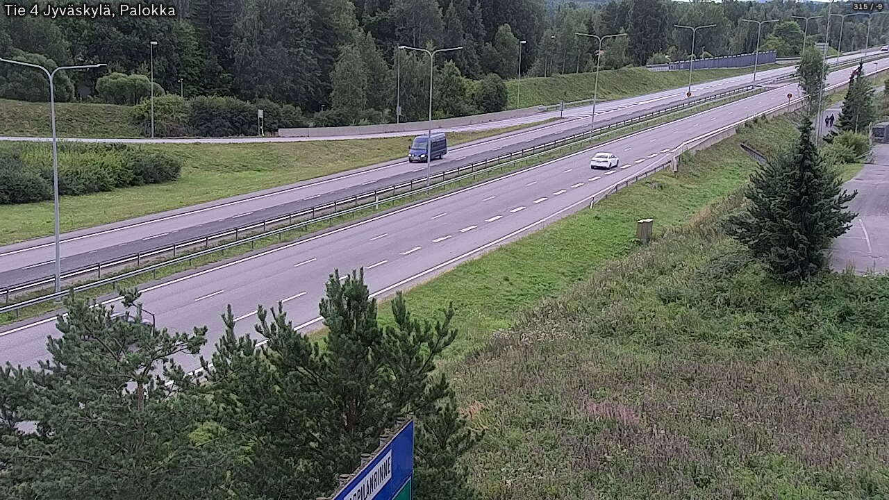 Weather Camera Image Road 4 Jyväskylä, Palokka, Jyväskylä, Keski-Suomi