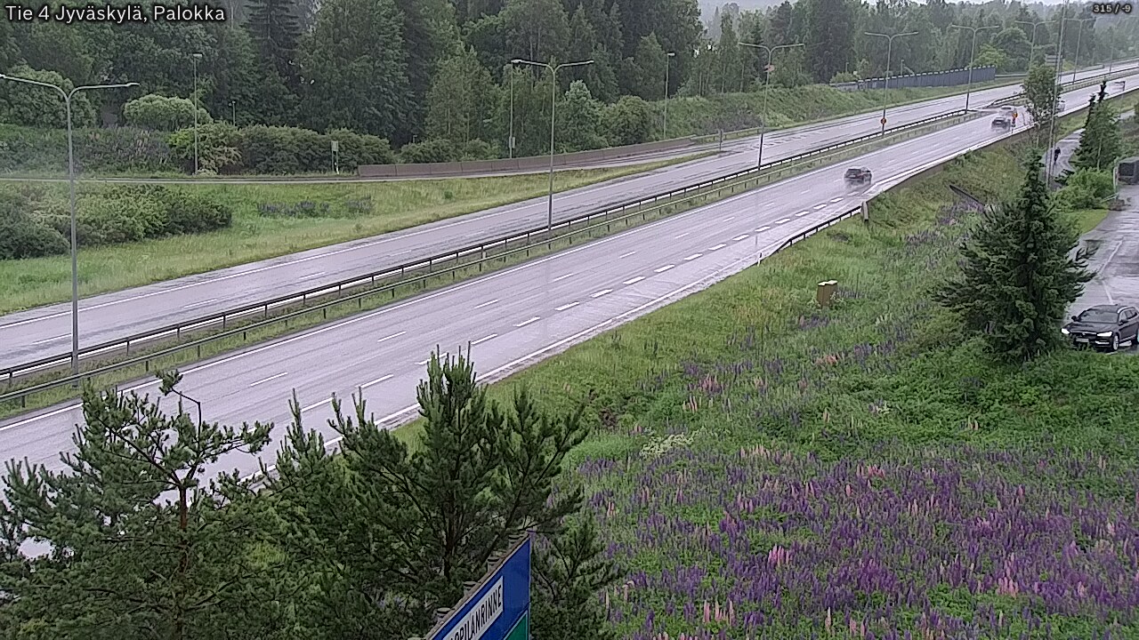 Weather Camera Image Road 4 Jyväskylä, Palokka, Jyväskylä, Keski-Suomi
