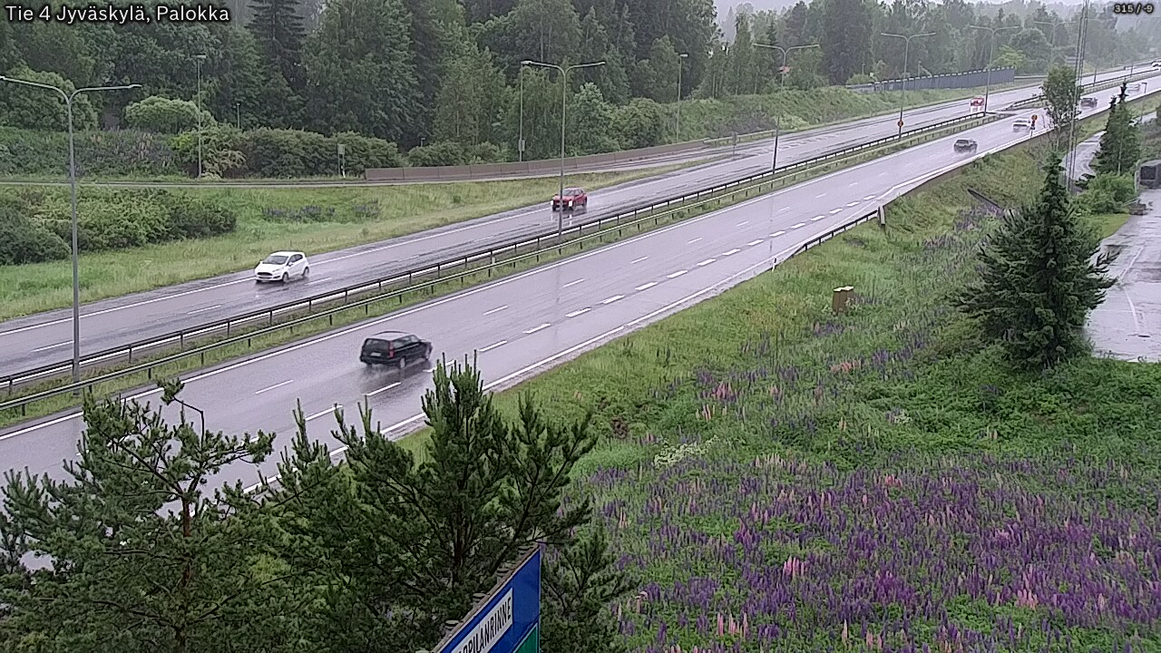 Weather Camera Image Road 4 Jyväskylä, Palokka, Jyväskylä, Keski-Suomi