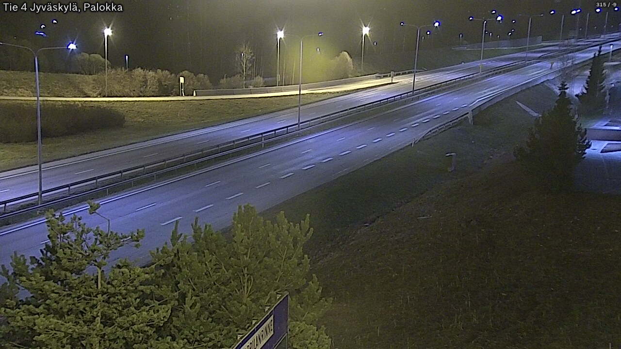Weather Camera Image Road 4 Jyväskylä, Palokka, Jyväskylä, Keski-Suomi