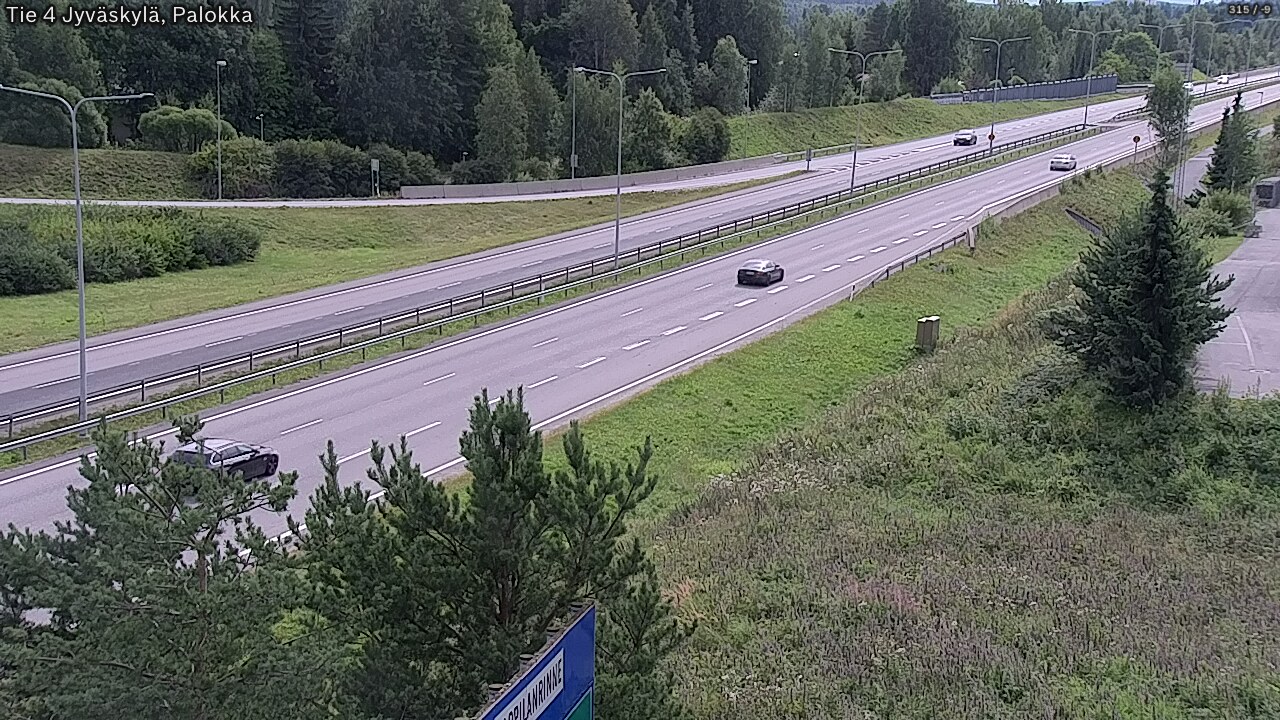 Weather Camera Image Road 4 Jyväskylä, Palokka, Jyväskylä, Keski-Suomi