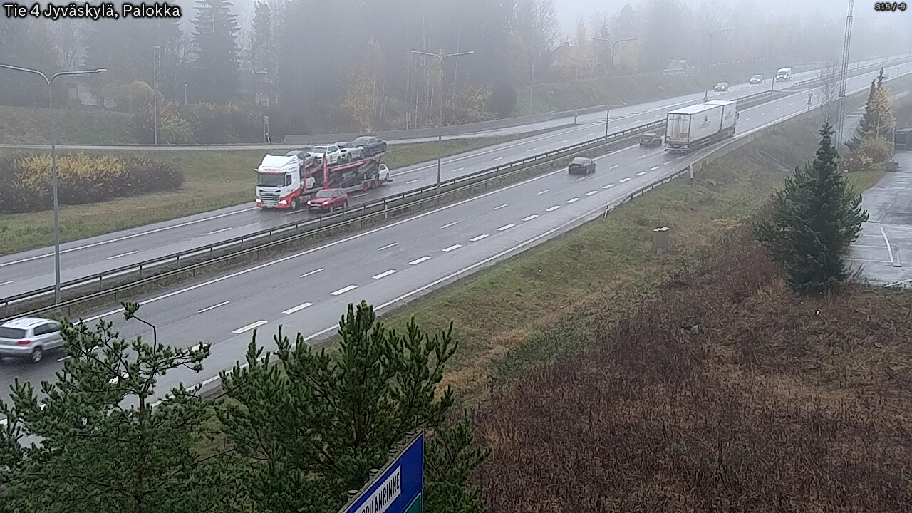 Kelikamerat Kuva Tie 4 Jyväskylä, Palokka, Jyväskylä, Keski-Suomi