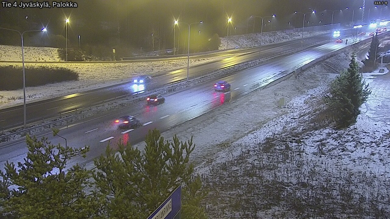 Weather Camera Image Väg 4 Jyväskylä, Palokka, Jyväskylä, Keski-Suomi