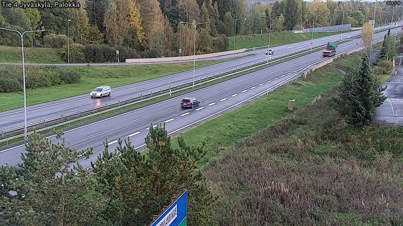 Weather Camera Image Väg 4 Jyväskylä, Palokka, Jyväskylä, Keski-Suomi