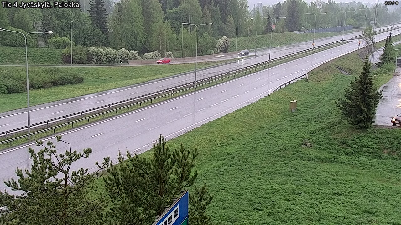 Weather Camera Image Väg 4 Jyväskylä, Palokka, Jyväskylä, Keski-Suomi