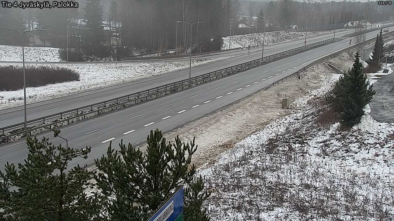 Weather Camera Image Väg 4 Jyväskylä, Palokka, Jyväskylä, Keski-Suomi