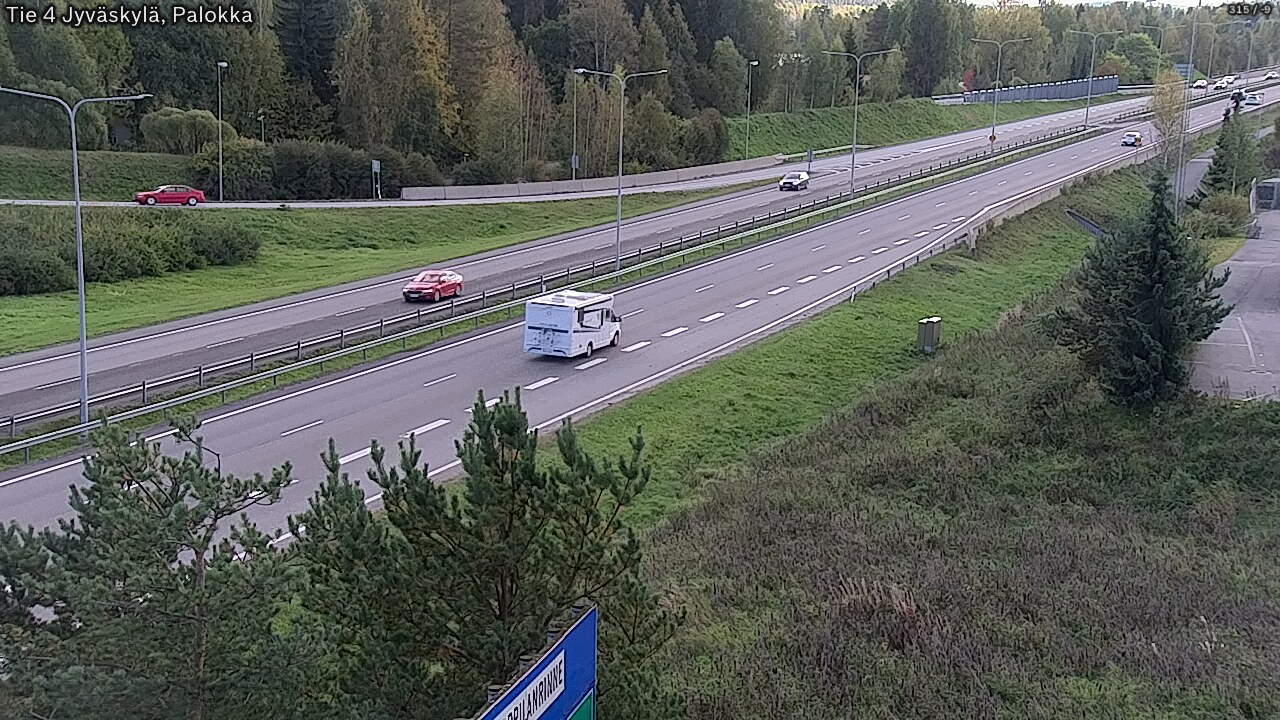 Weather Camera Image Road 4 Jyväskylä, Palokka, Jyväskylä, Keski-Suomi