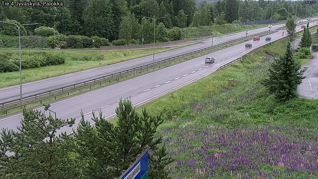 Weather Camera Image Road 4 Jyväskylä, Palokka, Jyväskylä, Keski-Suomi