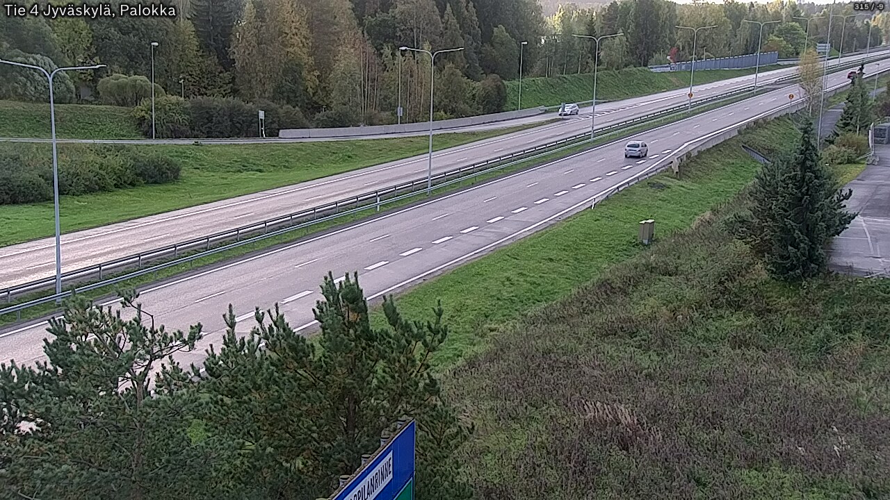 Weather Camera Image Väg 4 Jyväskylä, Palokka, Jyväskylä, Keski-Suomi