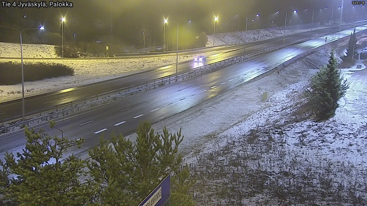 Weather Camera Image Väg 4 Jyväskylä, Palokka, Jyväskylä, Keski-Suomi