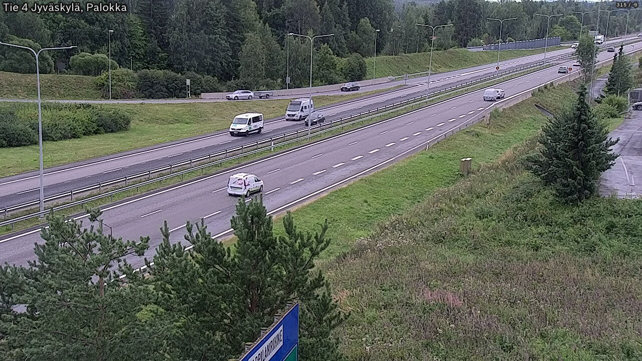 Weather Camera Image Road 4 Jyväskylä, Palokka, Jyväskylä, Keski-Suomi