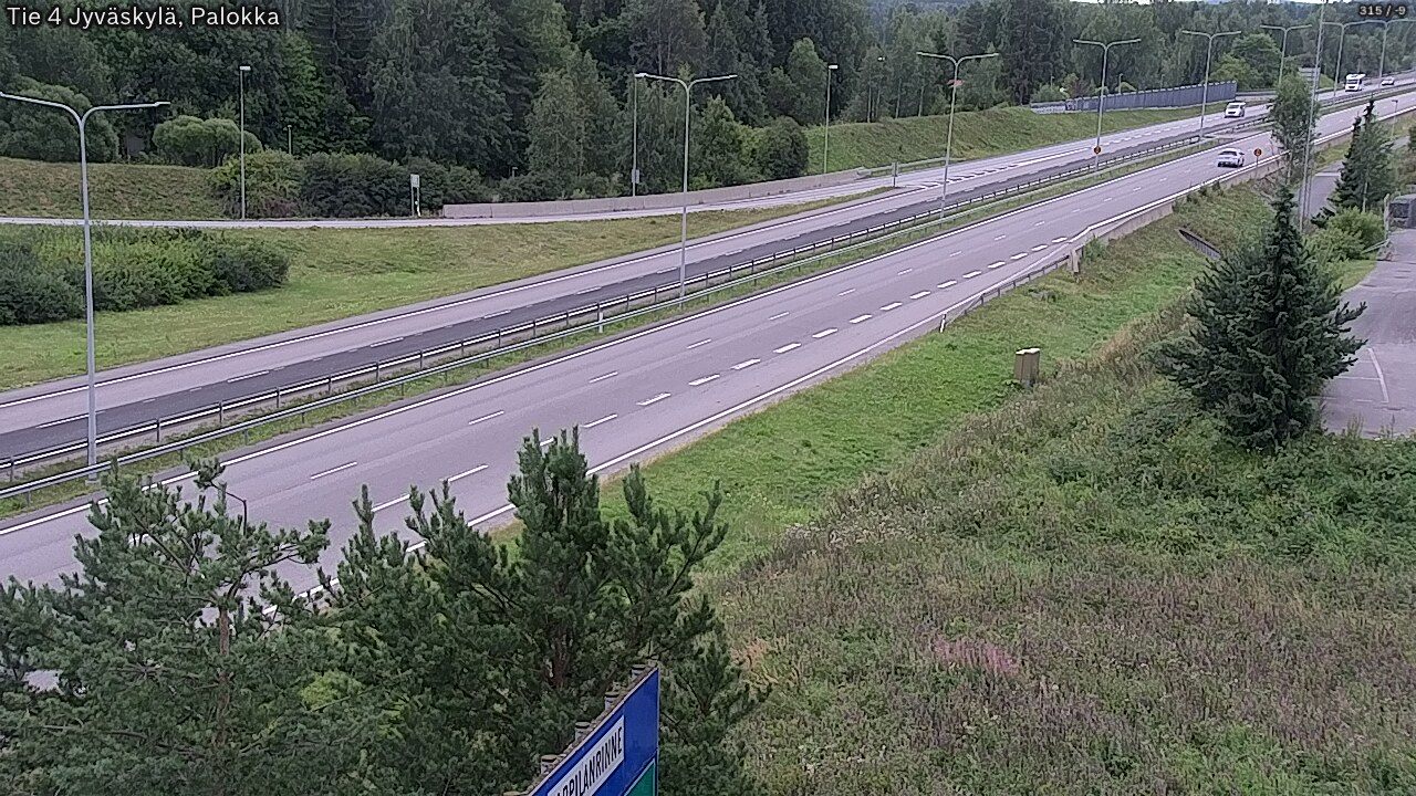 Weather Camera Image Road 4 Jyväskylä, Palokka, Jyväskylä, Keski-Suomi
