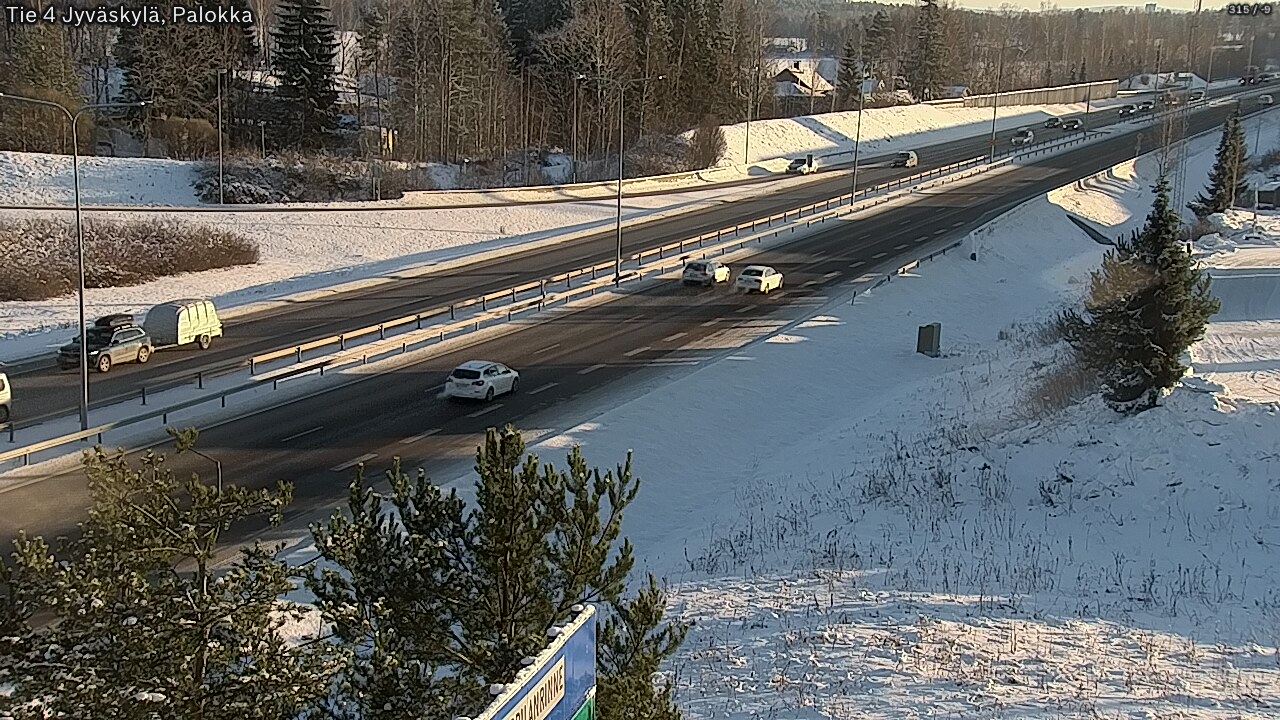 Weather Camera Image Road 4 Jyväskylä, Palokka, Jyväskylä, Keski-Suomi