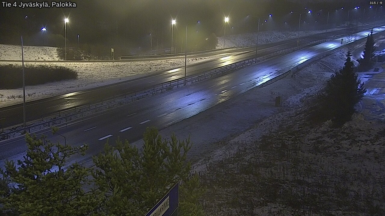 Weather Camera Image Väg 4 Jyväskylä, Palokka, Jyväskylä, Keski-Suomi