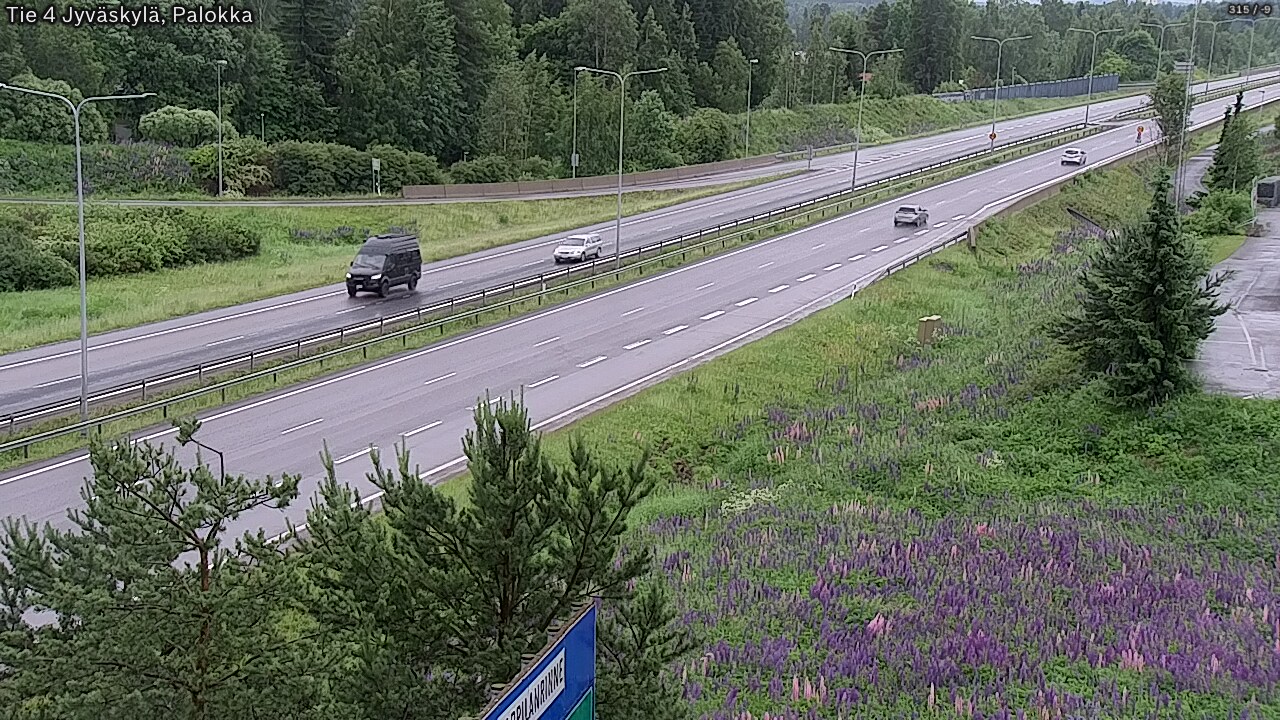 Weather Camera Image Road 4 Jyväskylä, Palokka, Jyväskylä, Keski-Suomi