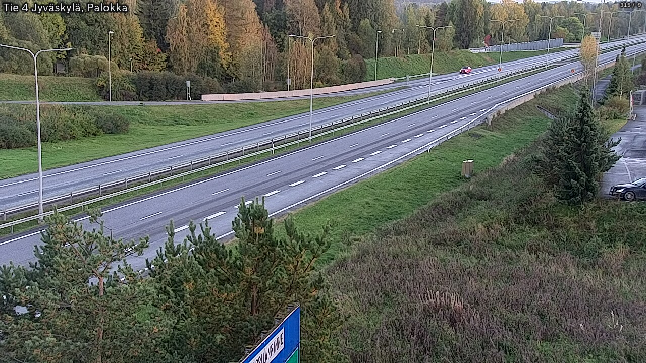 Weather Camera Image Väg 4 Jyväskylä, Palokka, Jyväskylä, Keski-Suomi